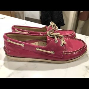 Pink Sperry Top-Sider. Used, good condition.